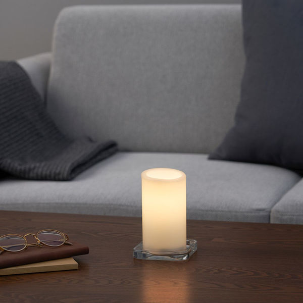 Picture of ÄDELLÖVTRÄD LED block candle