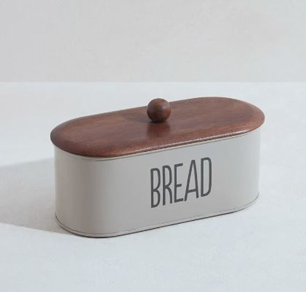 Picture of Bread box with Wooden Lid