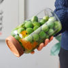 Picture of Glass Storage Jar with Wooden Lid