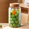 Picture of Glass Storage Jar with Wooden Lid