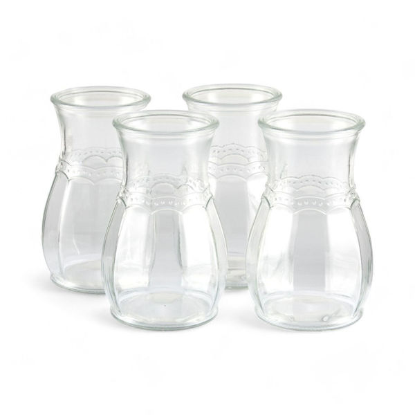 Picture of 4 Pcs Glass Jar Set