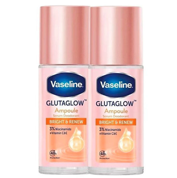 Picture of 2x Gluta Glow Ampoule Serum Deodorant Roll on
