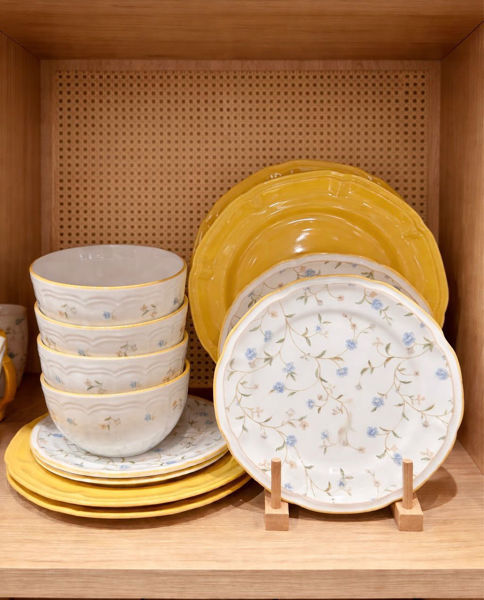 Picture of Lemon Yellow Mini Dinner Set (12 Pieces)
