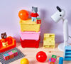 Picture of GLIS Box with lid, red pink/yellow