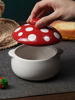 Picture of Ceramic Mushroom Jar with Lid