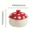 Picture of Ceramic Mushroom Jar with Lid