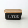 Picture of Ceramic Butter Dish with Wooden Lid