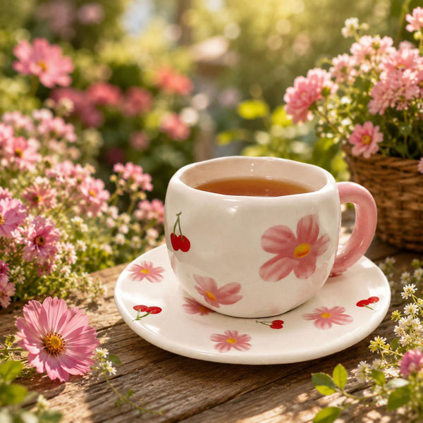 Picture of Floral Ceramic Cup