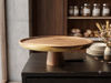 Picture of Wooden Cake Stand with Clear Acrylic Dom