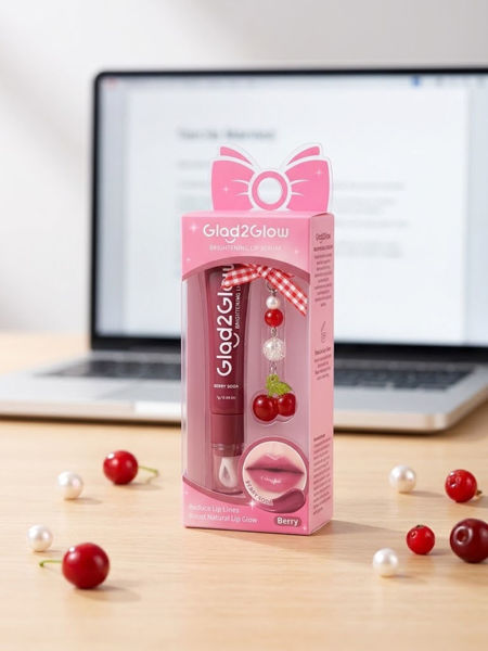 Picture of Glad2Glow Brightening Lip Serum (Berry Soda / Berry Shade)