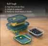 Picture of Fukuro Yoki Glass Container Set 3's Rectangle - Lemon Edition